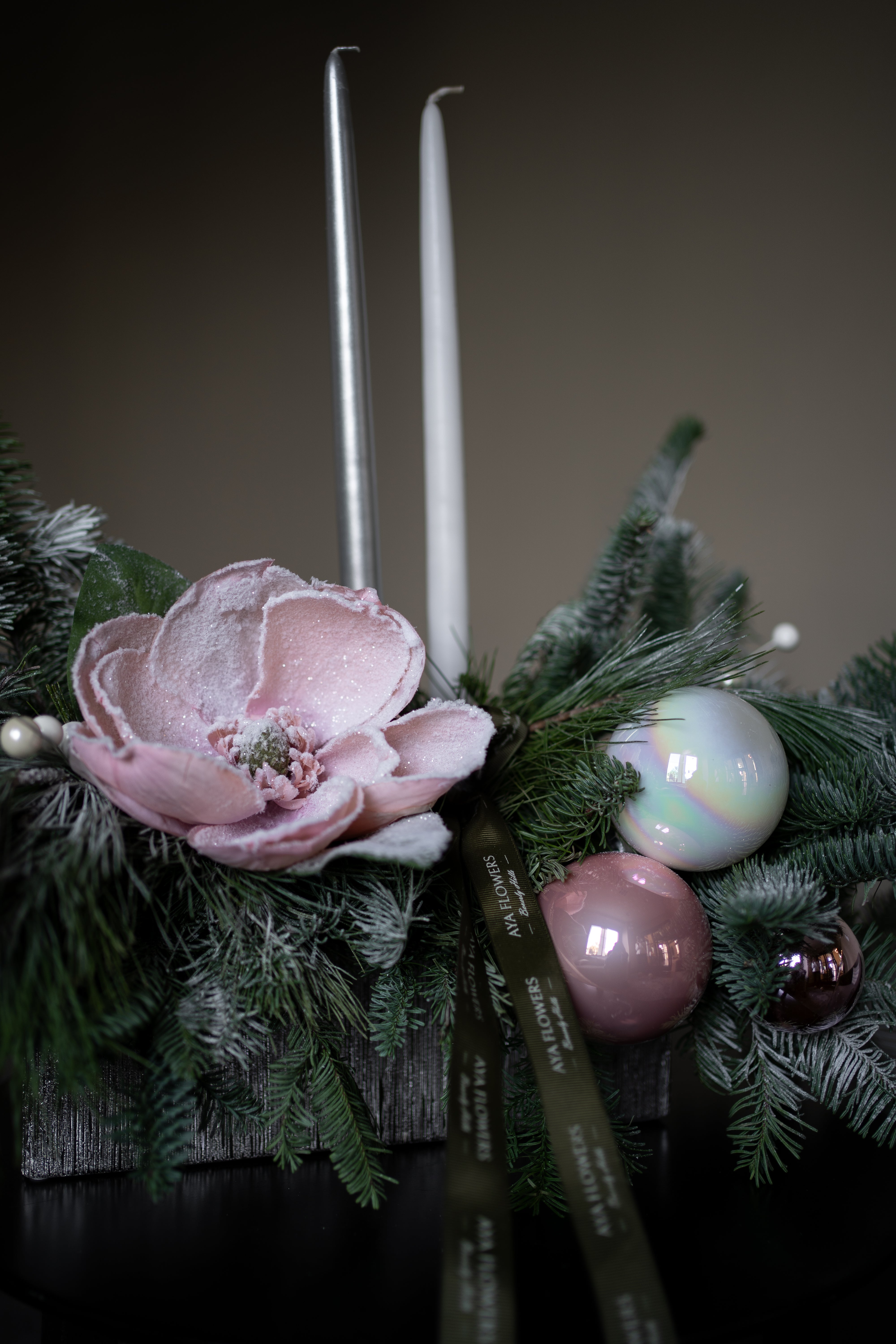 No 1040. Pink Christmas decoration