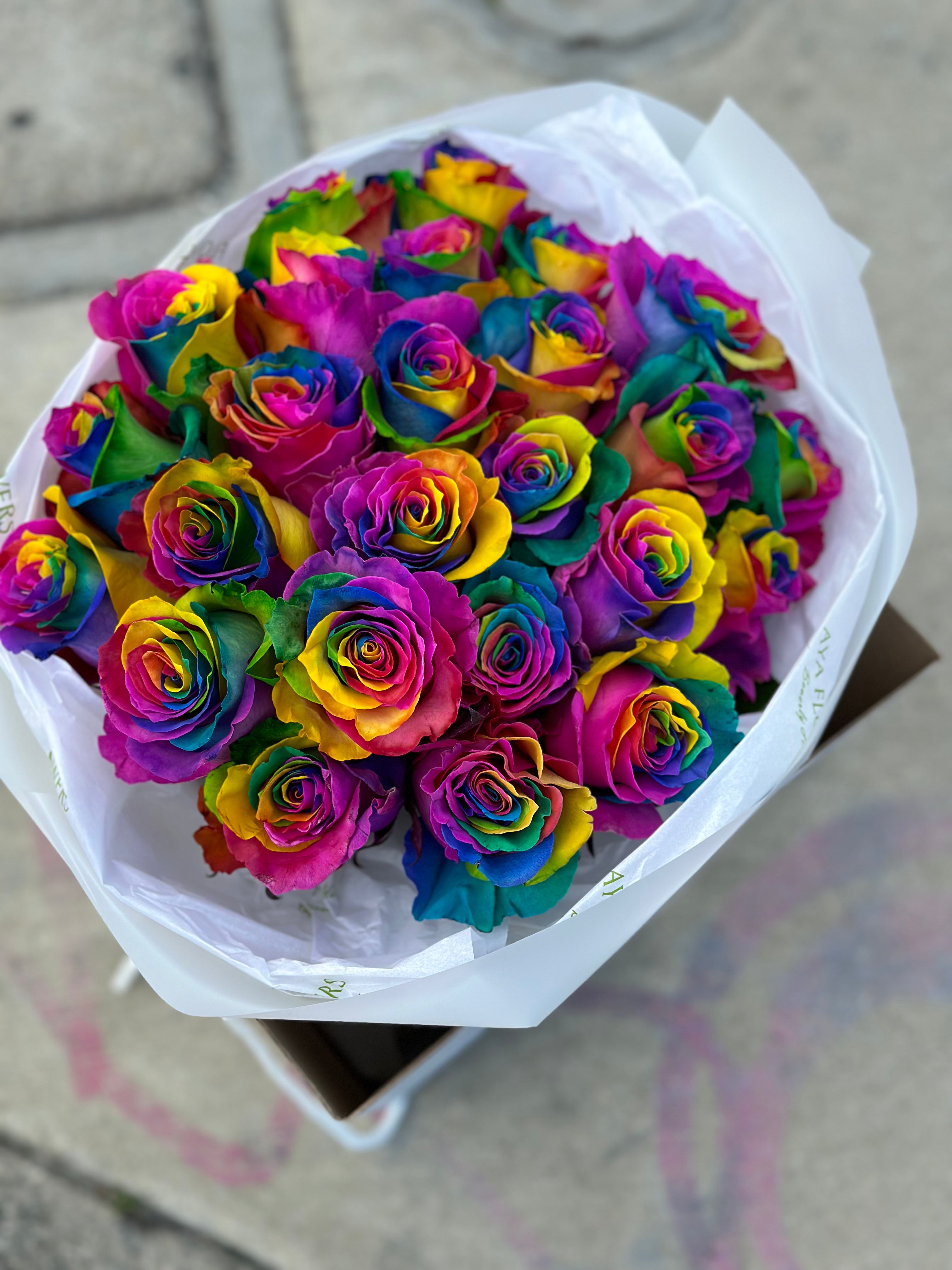 No. 310 Rainbow roses